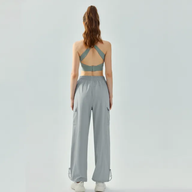 【BODYAIR】出清-率性束腳抽繩工裝哈倫褲(瑜珈.運動.慢跑.透氣.舞蹈.運動褲)