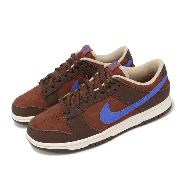 NIKE 耐吉NIKE 耐吉 Dunk Low Retro PRM Mars Stone 男女鞋 磚紅 藍 咖啡 麂皮 休閒鞋(DR9704-200)