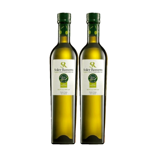 莎蘿瑪 西班牙有機冷壓初榨橄欖油(500mlx2瓶)