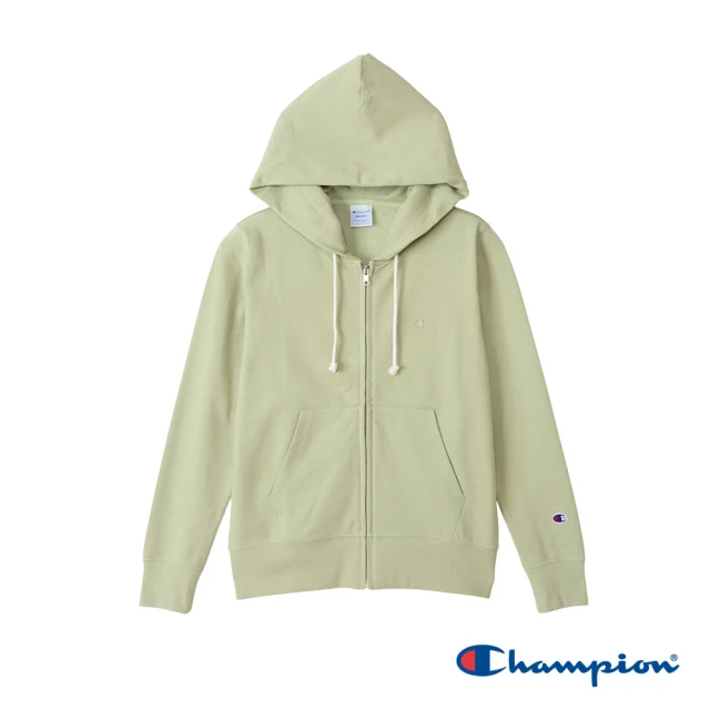 Champion 官方直營-刺繡LOGO連帽外套-女(淺綠色)