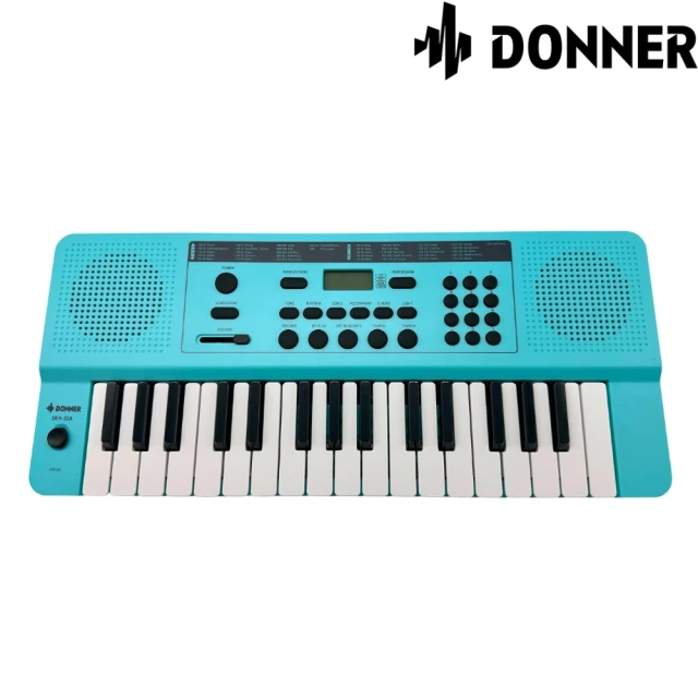 【Donner】DEK-32A 攜帶式兒童自動伴奏琴／32鍵／LED指示燈／電子琴／DEK32A／(原廠公司貨 品質保證)