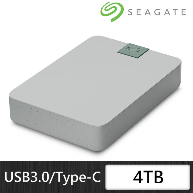 SEAGATE 希捷 Ultra Touch 4TB 外接硬碟-卵石灰(STMA4000400)