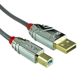 【LINDY 林帝】CROMO USB2.0 Type-A/公 to Type-B/公 傳輸線 2m 36642