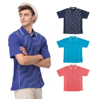【SASAKI】透氣吸濕排汗Polo休閒短袖上衣 男 四色任選