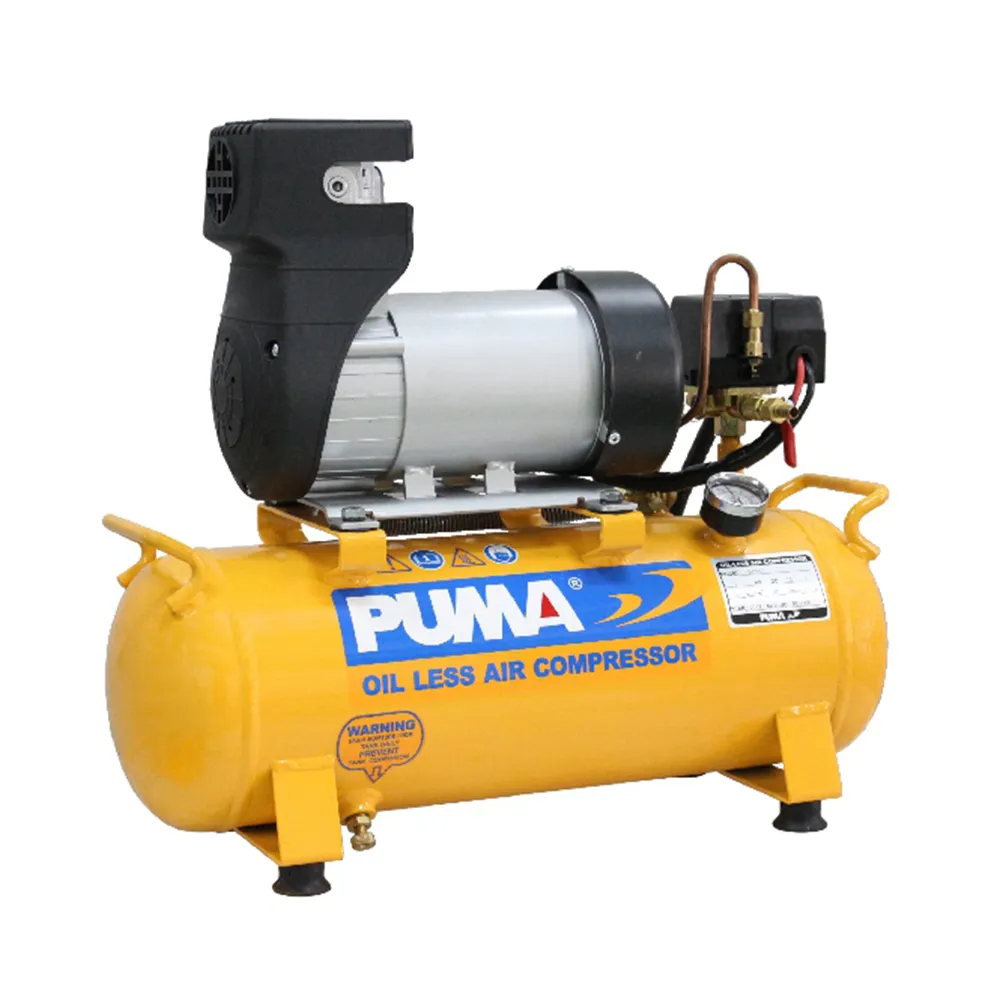 【PUMA巨霸空壓】1HP 11L 24V直流電 無油式空壓機(DC112)