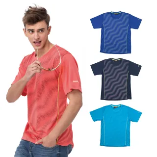 【SASAKI】透氣吸濕排汗汗圓領短袖上衣 男 四色任選