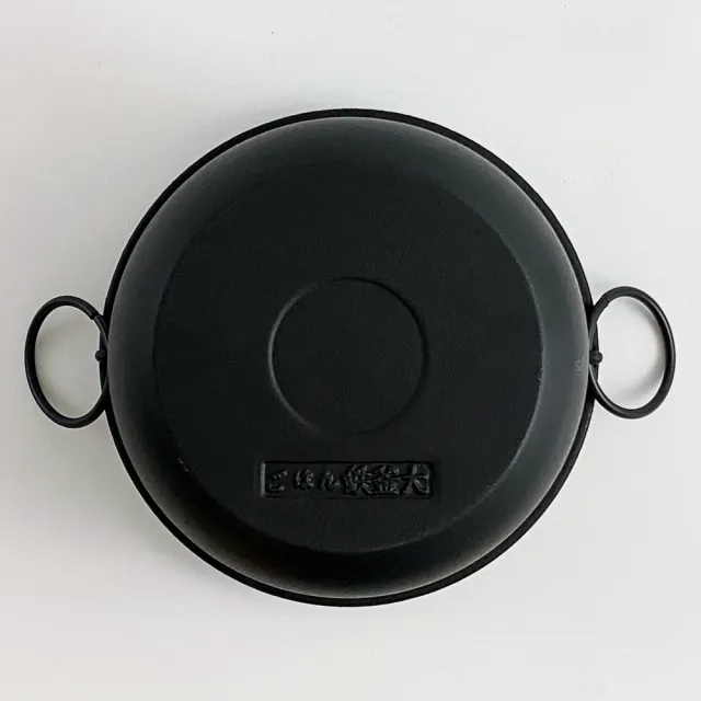福介商店 南部鐵器 日本鑄鐵鍋 池永 鑄鐵釜形3合炊飯鍋 日本製 煮飯鍋 燉鍋 湯鍋 平底 雙耳
