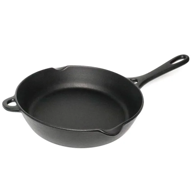 【福介商店】南部鐵器 日本鑄鐵鍋 IWACHU 岩鑄 鑄鐵平底鍋24cm IH 煎鍋 炒鍋 牛排
