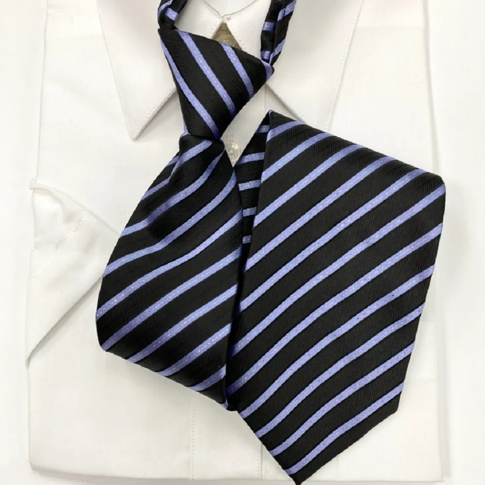 【vivi 領帶家族】拉鍊寬版8.5cm領帶(040704黑紫)
