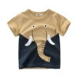 【Baby 童衣】兒童短袖T-Shirt 動物造型圓領上衣 88473(共三色)