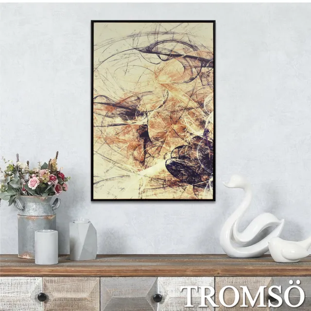 【TROMSO】時尚風華抽象有框畫大幅60X90CM-探索夏宮W978(有框畫掛畫掛飾抽象畫)