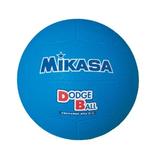 【MIKASA】軟橡膠躲避球 藍(3號)