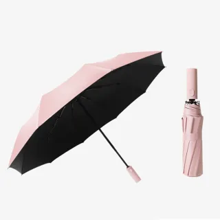 【樂邁家居】抗UV 自動傘 晴雨傘(折疊七色任選)