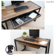 【喬艾森】工業風 電腦桌 書桌 工作桌128公分 充電插座 台灣製(電腦桌)