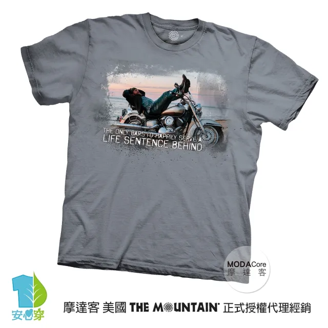 【摩達客】美國進口The Mountain重機人生 純棉環保藝術中性短袖T恤(現貨)