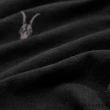 【ALLSAINTS】BRACE TONIC 公羊頭骨刺繡純棉修身短袖T恤-烏黑 MD131G(常規版型)