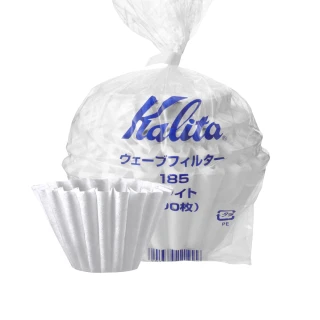 【Kalita】185系列 濾杯蛋糕型專用波紋濾紙100入(咖啡濾紙)