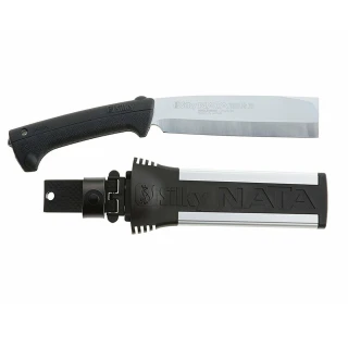 【Silky】日本製210mm 兩刃柴刀 製鉈刀 腰刀 合金鋼 NATA系列(NATA 555-21  /210mm)