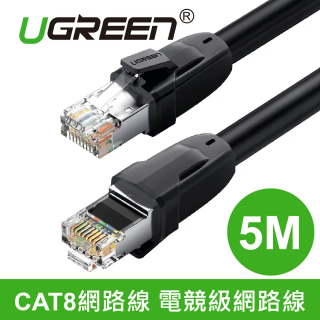【綠聯】5M CAT8網路線(25Gbps電競級網路線)