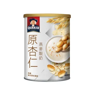 【QUAKER桂格】桂格原杏仁燕麥穀奶390gx1罐