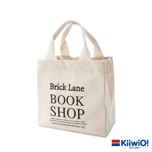 【Kiiwi O！官方直營】手提帆布隨行袋 BOOKSHOP 多色選(手提包/托特包/帆布包)