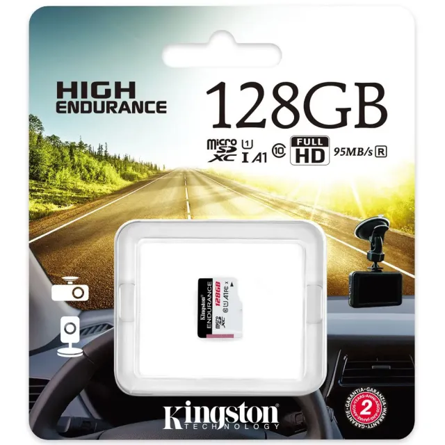 【Kingston 金士頓】128GB microSDXC TF UHS-I U1 C10 記憶卡(SDCE/128GB 平輸)