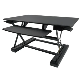 【ErgoGrade】桌上型坐站兩用垂直升降桌EGWED91B(工作桌/摺疊桌/電腦螢幕架/長臂/旋臂架/桌上型支架)