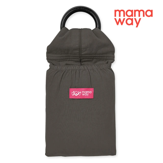 【mamaway 媽媽餵】水洗色超柔軟純色育兒哺乳背巾(灰色)