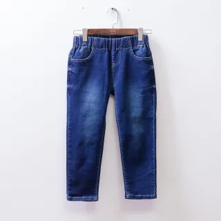 【衣心衣意中大尺碼】現貨-彈性口袋造型7分中腰牛仔褲(藍色A7538)