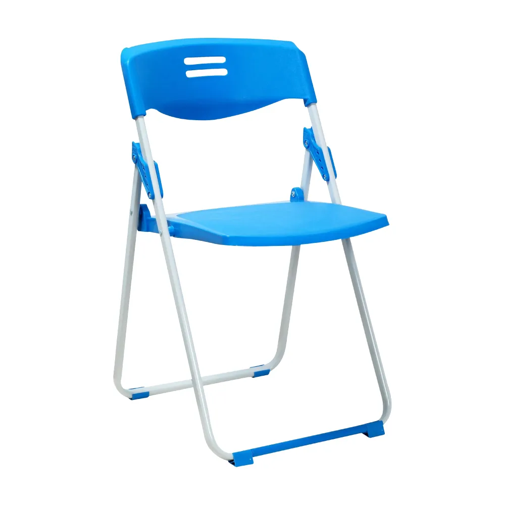 【G+ 居家】MIT 輕便合椅-藍 4入組(折疊椅/餐椅/塑鋼椅/會議椅/外出露營)
