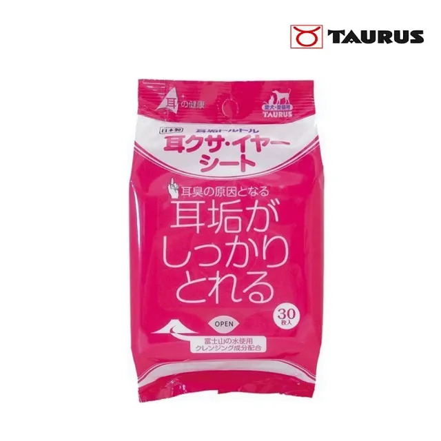 【TAURUS 金牛座】耳垢清光光溼紙巾 30枚*3包組(TD171529)