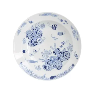【AnnZen】《natural 69》 日本波佐見燒 Passta皿盤-海裡(日本製 陶圓盤)