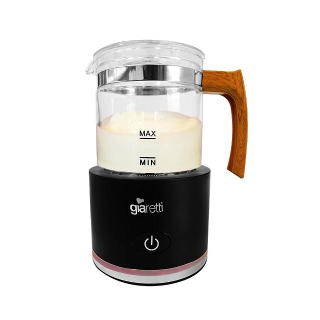 【義大利 Giaretti 珈樂堤】全自動冷熱奶泡機-黑(GL-9121)