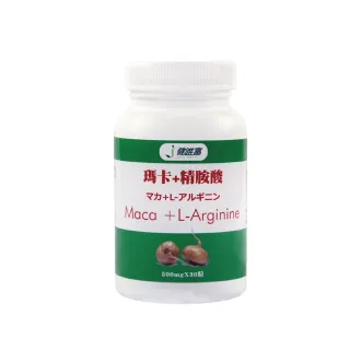 【健唯富】瑪卡+精胺酸30粒X3瓶(增強體力滋補強身)
