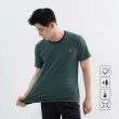 【遊遍天下】MIT男女款仿綿抗UV防曬涼感吸濕排汗圓領衫GS2007綠色(短袖T恤 S-5L)