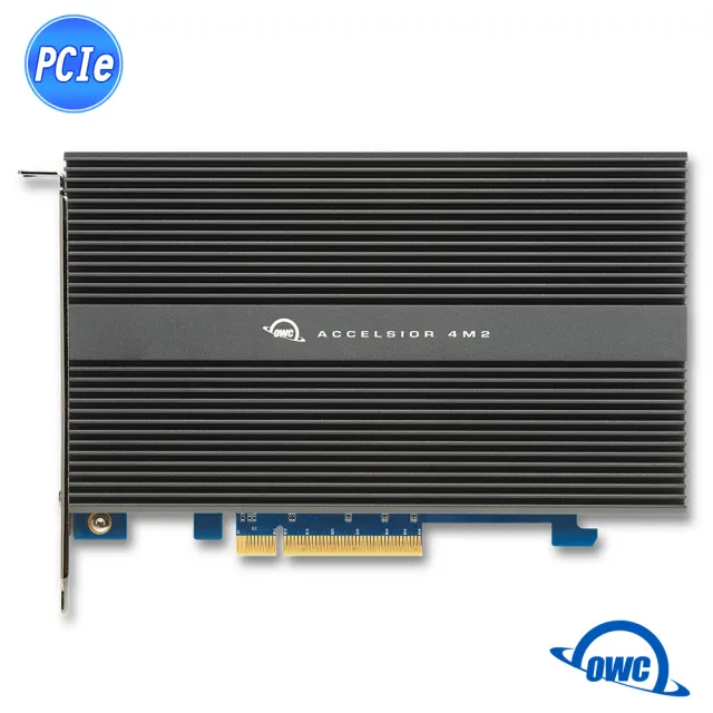 【OWC】OWC Accelsior 4M2 0TB PCIe SSD(含 SoftRAID 可設定 Raid 5)