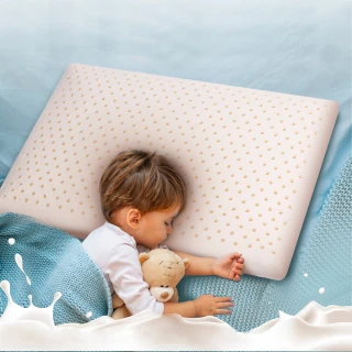 【ISHUR伊舒爾】純天然兒童乳膠枕(枕頭 乳膠枕 大尺寸 完美支撐 兒童枕頭 速達)