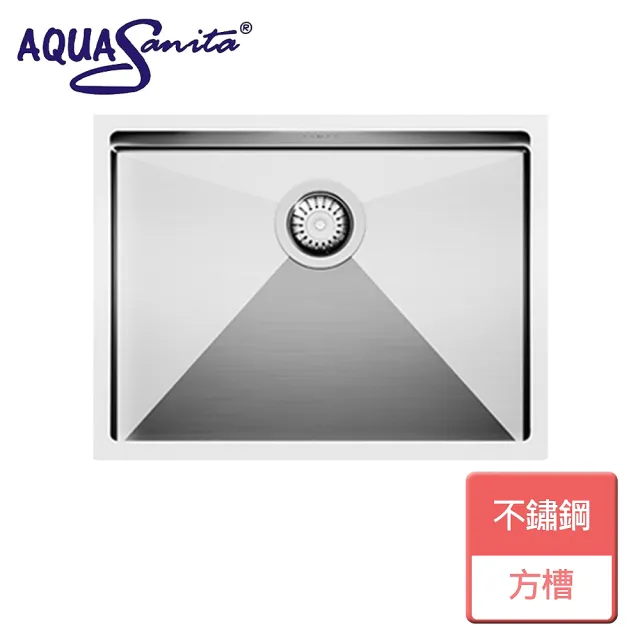 【AQUASANITA】不鏽鋼方槽-無安裝服務(ENN-100L)