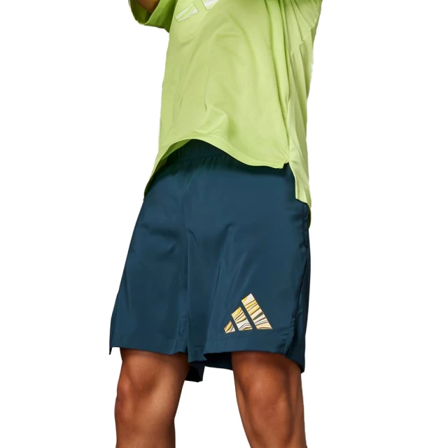 adidas 愛迪達adidas 愛迪達 Hiit Entry Sho 男 短褲 亞洲版 運動 訓練 健身 中腰 吸濕排汗 藍綠(IM1132)
