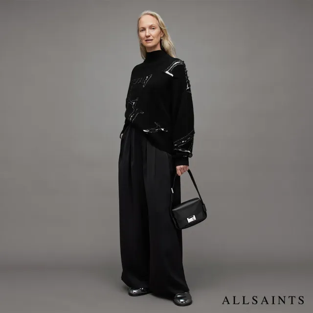 【ALLSAINTS】A STAR 針織上衣Black/White WK101Z(舒適版型)