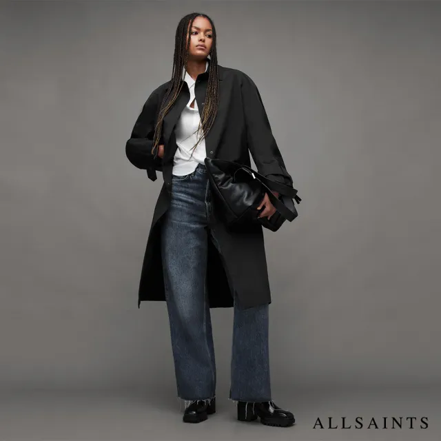 【ALLSAINTS】ASHTINA 風衣外套Black WO020Z(舒適版型)