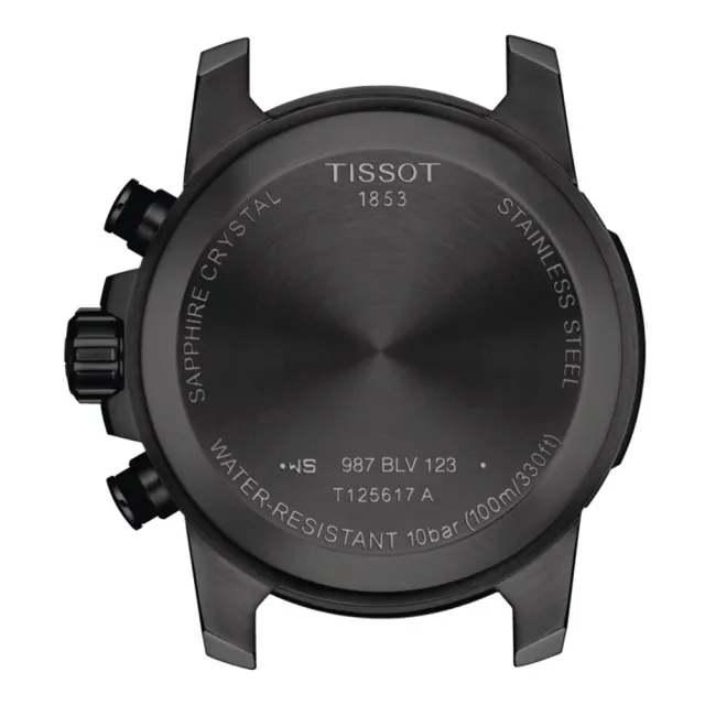 【TISSOT 天梭 官方授權】SUPERSPORT CHRONO 三眼計時手錶-45.5mm 母親節 禮物(T1256173305100)