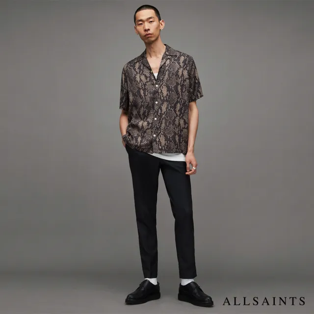 【ALLSAINTS】RATTLE 短袖夏威夷印花襯衫Black MS059Z(舒適版型)