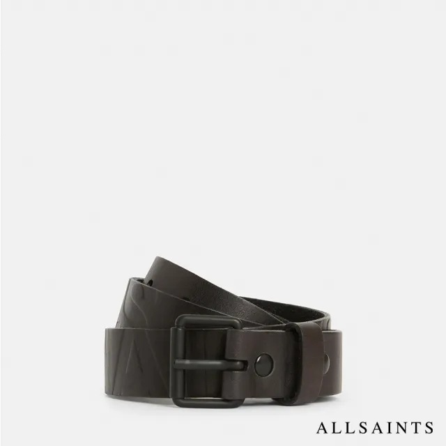 ALLSAINTS】UNDERGROUND 牛皮皮帶Black MN509Z - momo購物網- 好評推薦 