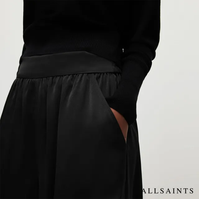 【ALLSAINTS】KAYE 高腰軍裝長褲Black WP014Y(寬鬆版型)