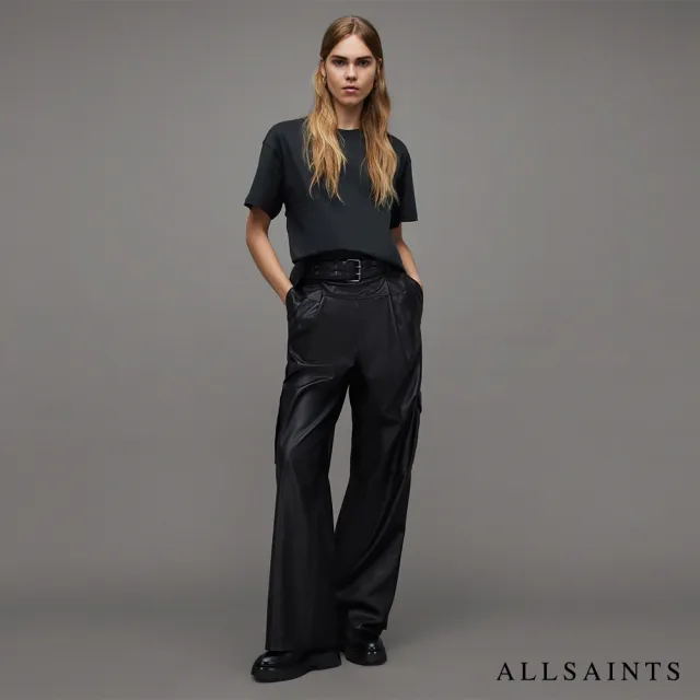 【ALLSAINTS】CYGNI 短袖T恤Washed Black WM016Z(舒適版型)