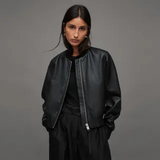 【ALLSAINTS】ORTEN 羊皮飛行員外套Black W072LB(常規版型)