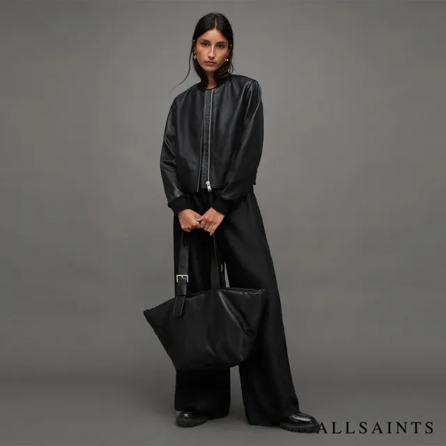 【ALLSAINTS】ORTEN 羊皮飛行員外套Black W072LB(常規版型)