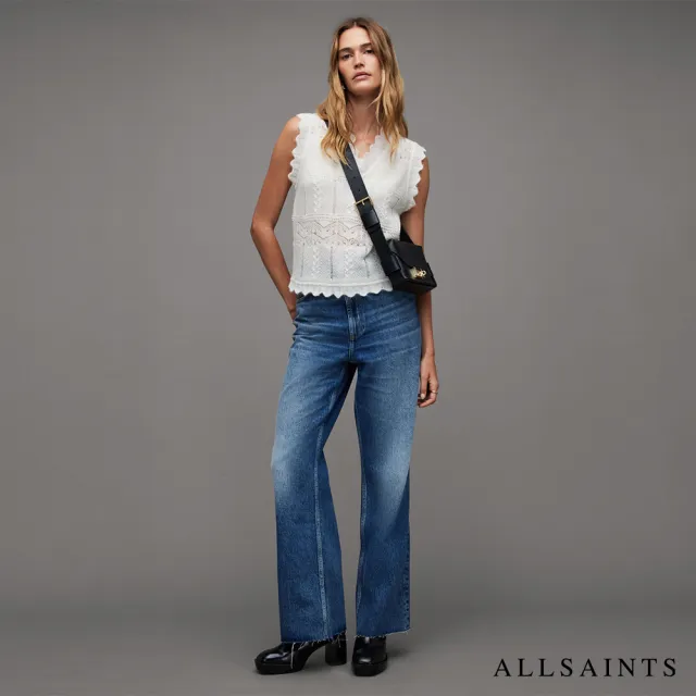 【ALLSAINTS】VANESSA 羊毛針織背心Chalk White WK036Z(修身版型)