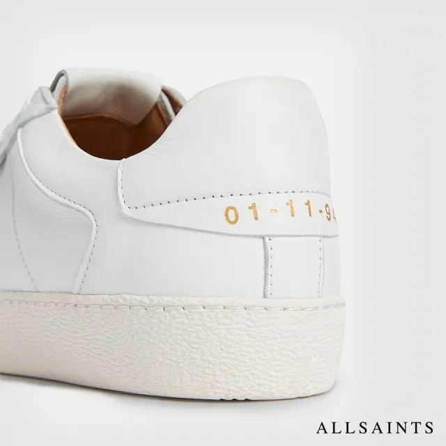 【ALLSAINTS】SHEER 皮革運動鞋White WF081V